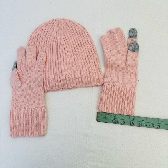 Kate spade ♠️ Pink Knit Hat and Glove Set - Picture 4 of 7